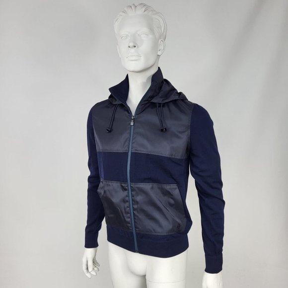 Louis Vuitton Men's Navy Color Block Technical Nylon Jacket - Picture 16 of 16